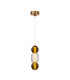 Drop Modern Slim Pendant Ceiling Light Gold 3000K 2000lm Colorful Shade-1