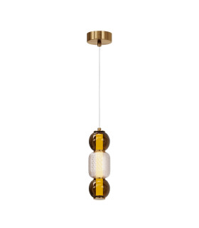 Drop Modern Slim Pendant Ceiling Light Gold 3000K 2000lm Colorful Shade-1