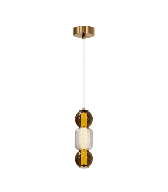 Drop Modern Slim Pendant Ceiling Light Gold 3000K 2000lm Colorful Shade-1