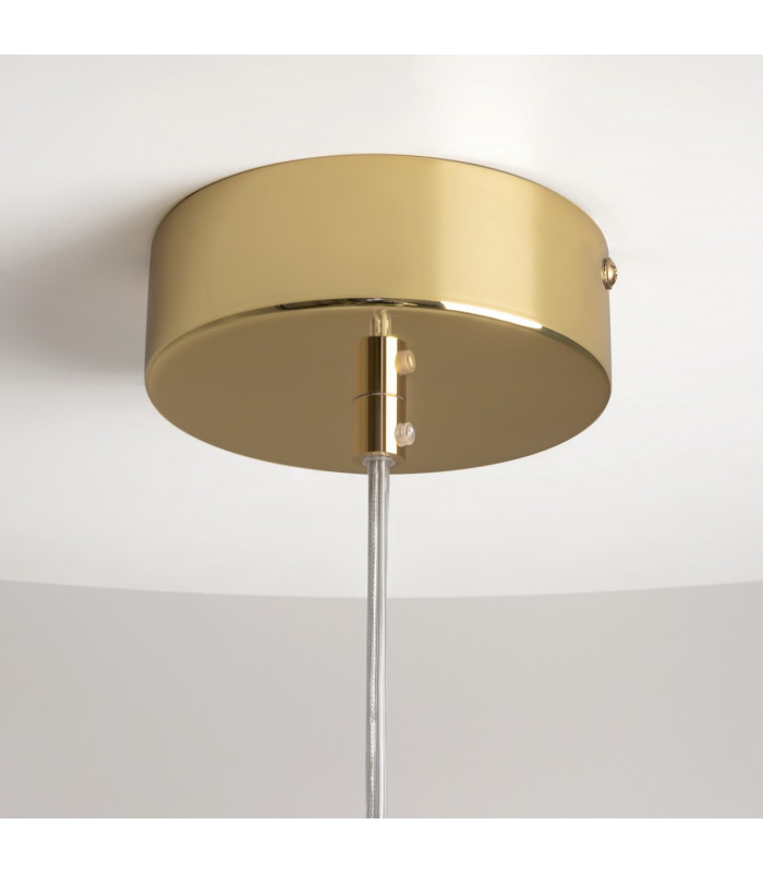 Drop Modern Slim Pendant Ceiling Light Gold 3000K 2000lm Colorful Shade-5