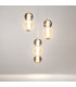 Drop Modern 3 Cluster Pendant Ceiling Light Chrome 3000K 4000lm Colorful Shade-4