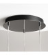 Drop Modern 3 Cluster Pendant Ceiling Light Chrome 3000K 4000lm Colorful Shade-5
