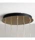 Drop Modern 5 Cluster Pendant Ceiling Light Gold 3000K 9300lm Colorful Shade-5