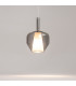 Duality Modern 20cm Dome Pendant Ceiling Light Black 1xE27 Smoky Shade-4
