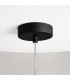 Duality Modern 20cm Dome Pendant Ceiling Light Black 1xE27 Smoky Shade-5