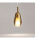 Duality Modern 16cm Dome Pendant Ceiling Light Black 1xE27 Gold Shade-4