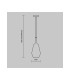 Duality Modern 16cm Dome Pendant Ceiling Light Black 1xE27 Gold Shade-6