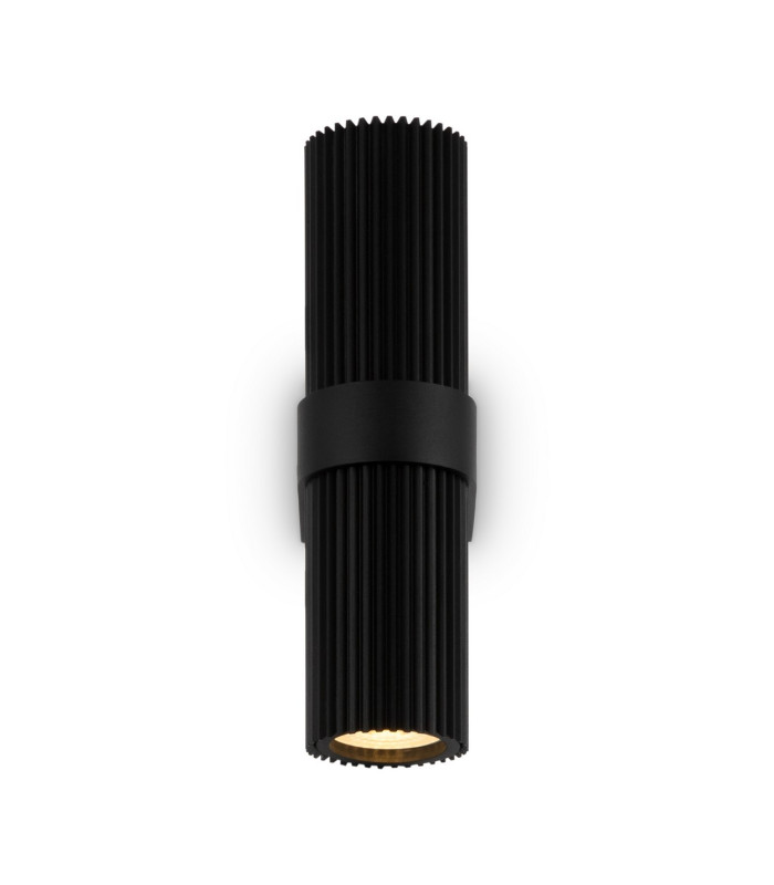 Dynamics Modern Up & Down Wall Lamp Black 2xGU10 White Shade-1