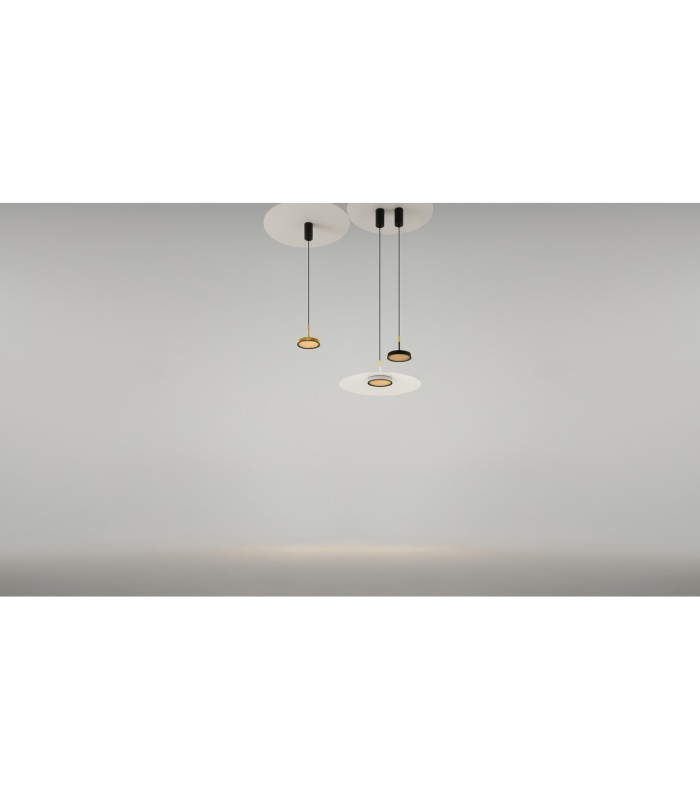 El Modern Dome Pendant Ceiling Light Black 3000K 500lm-4