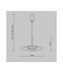 El Modern Dome Pendant Ceiling Light Black 3000K 500lm-7