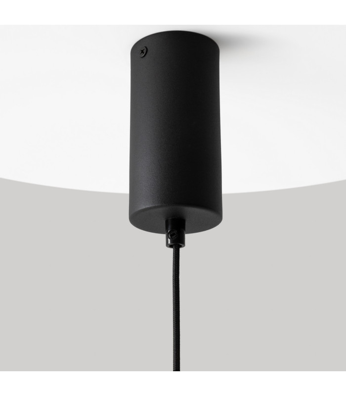 El Modern Pendant Ceiling Light Black 3000K 700lm Gold Shade-6