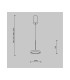 El Modern Pendant Ceiling Light Black 3000K 650lm-7
