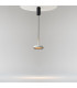 El Modern Pendant Ceiling Light Black 3000K 800lm White Gold Shade-2