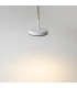El Modern Pendant Ceiling Light Black 3000K 800lm White Gold Shade-5