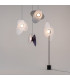Evolution Modern Floor Lamp Dimmable Black 3000K 350lm White Shade-4