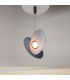 Evolution Modern Pendant Ceiling Light Black 3000K 350lm Blue Shade-5