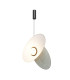 Evolution Modern Pendant Ceiling Light Black 3000K 400lm Grey Shade-1