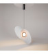 Evolution Modern Pendant Ceiling Light Black 3000K 500lm White Shade-5