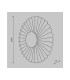 Fiore Modern Wall Lamp Brass 3000K 510lm White Shade-3