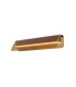 Flat Modern 43cm Integrated LED Wall Lamp Black 3000K 1150lm Amber Shade-1