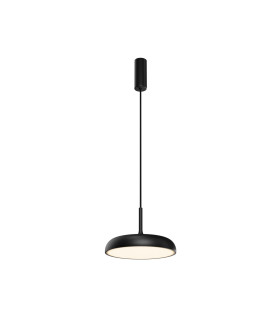 Gerhard Modern 30cm Dome Pendant Ceiling Light Black 3000K 800lm-1