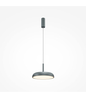 Gerhard Modern 30cm Dome Pendant Ceiling Light Grey 3000K 1000lm-1