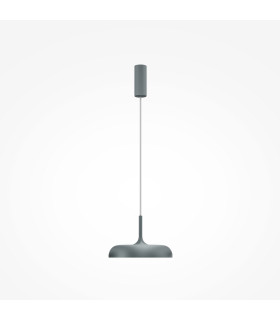 Gerhard Modern 30cm Dome Pendant Ceiling Light Grey 3000K 1000lm-2