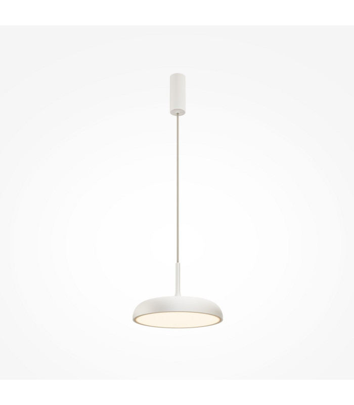Gerhard Modern 30cm Dome Pendant Ceiling Light White 3000K 1000lm-1