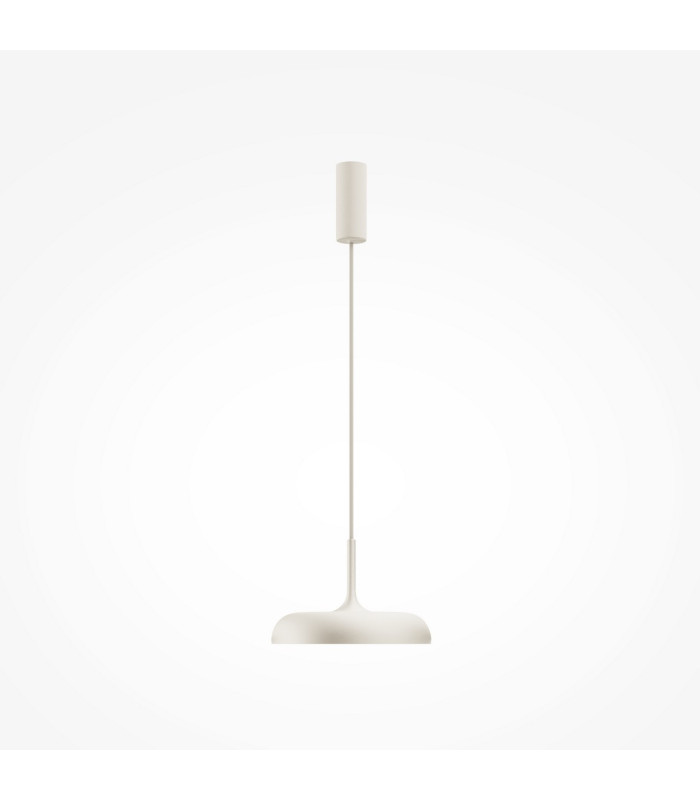 Gerhard Modern 30cm Dome Pendant Ceiling Light White 3000K 1000lm-2