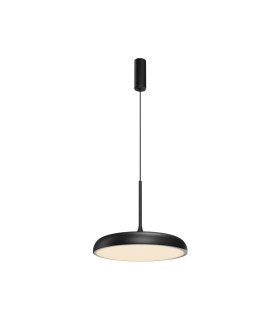 Gerhard Modern 40cm Dome Pendant Ceiling Light Black 3000K 1200lm-1