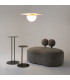 Glassy Modern Globe Ceiling Light Gold 1xE27 White Shade-3
