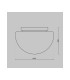 Glassy Modern Globe Ceiling Light Black 1xE27 Smoky Shade-6
