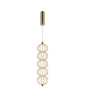 Golden Cage Modern Pendant Ceiling Light Gold 3000K 1050lm-1