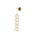 Golden Cage Modern Integrated LED Wall Lamp Gold 3000K 1100lm-1