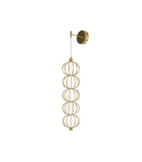 Golden Cage Modern Integrated LED Wall Lamp Gold 3000K 1100lm-1