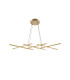 Halo Modern Decorative Bar Pendant Ceiling Light Brass 1400lm White Shade-1