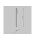 Halo Modern Integrated LED Wall Lamp Brass 760lm White Shade-3