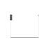 Halo Modern 80cm Bar Pendant Ceiling Light Black 630lm White Shade-1