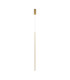 Halo Modern Long Slim Pendant Ceiling Light Brass 1100lm White Shade-1