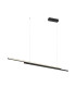 Halo Modern 150cm Bar Pendant Ceiling Light Black 1100lm White Shade-1