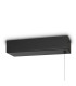 Halo Modern 150cm Bar Pendant Ceiling Light Black 1100lm White Shade-3