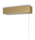 Halo Modern 150cm Bar Pendant Ceiling Light Brass 1650lm White Shade-3