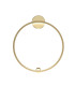 Halo Modern Integrated LED Wall Lamp Brass 4000K 1800lm White Shade-1
