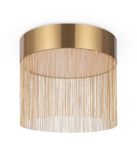 Imaginary Modern 35cm Cylindrical Ceiling Light Gold 3000K 750lm-1