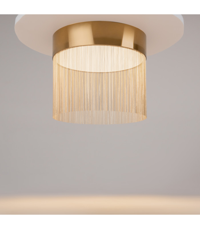 Imaginary Modern 35cm Cylindrical Ceiling Light Gold 3000K 750lm-2