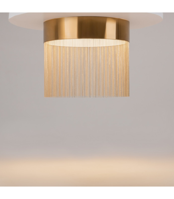 Imaginary Modern 35cm Cylindrical Ceiling Light Gold 3000K 750lm-5