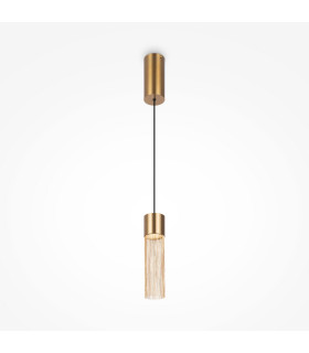 Imaginary Modern Slim Pendant Ceiling Light Gold 3000K 100lm-1