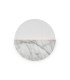 Jupiter Modern Integrated LED Wall Lamp Marble 3000K 200lm White Shade-1