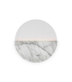 Jupiter Modern Integrated LED Wall Lamp Marble 3000K 200lm White Shade-1