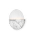 Jupiter Modern Integrated LED Wall Lamp Marble 3000K 200lm White Shade-2